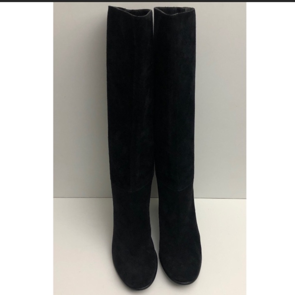Robert Clergerie Sued Leather High Boots Black